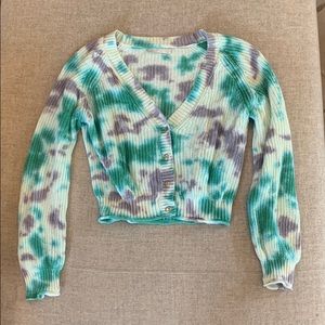 One Grey day Ali cropped cardigan